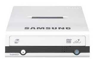 SE-S204S - Samsung SE-S204S LightScribe 20x dvd-RW DL USB 2.0 External dvd Drive (White) (Refurbished)