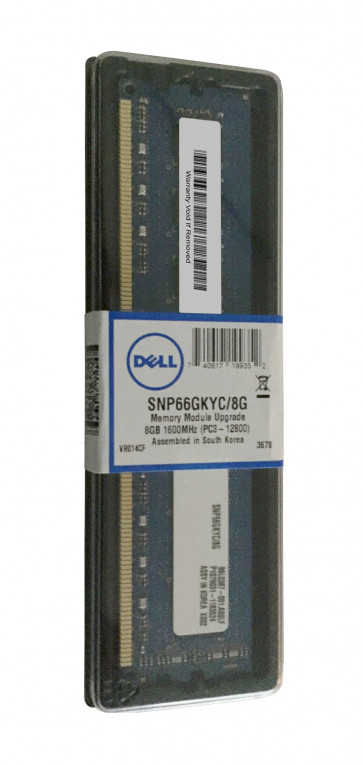 SNP66GKYC/8G - Dell 8GB DDR3-1600MHz PC3-12800 non-ECC Unbuffered CL11 240-Pin DIMM 1.35V Low Voltage Memory Module