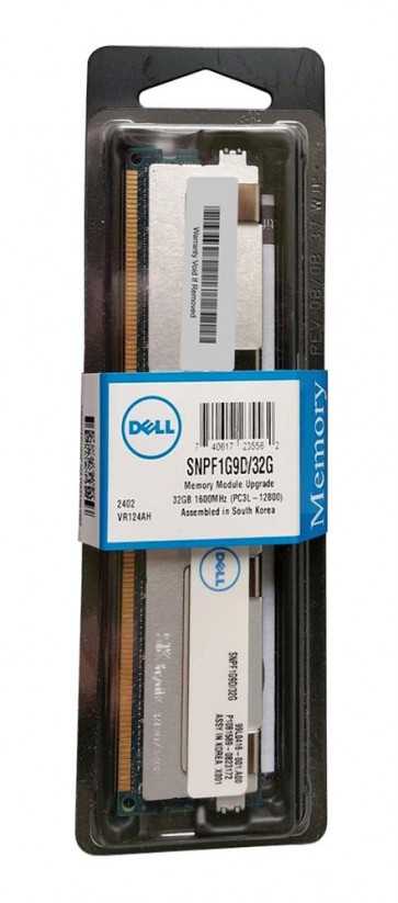 SNPF1G9D/32G - Dell 32GB DDR3-1600MHz PC3-12800 ECC Registered CL11 240-Pin DIMM 1.35V Low Voltage Quad Rank Memory Module