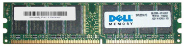 SNPJ0203C/1G - Dell 1GB DDR-400MHz PC3200 non-ECC Unbuffered CL3 184-Pin DIMM 2.5V Memory Module