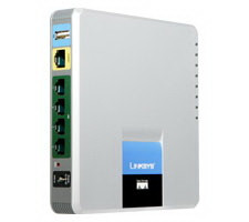 SPA400-NA - Linksys LinkSys VoIP Ethernet Telephony Gateway with 4 FXO Ports (Refurbished)