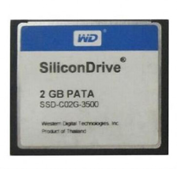 SSD-C02G-3500 - Western Digital SiliconDrive 2GB CompactFlash Card (Refurbished)