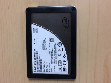 SSDSA2CW080G310 - Intel 320 Series 80GB SATA 3Gbps 2.5-inch MLC NAND Flash Solid State Drive (Clean pulls)