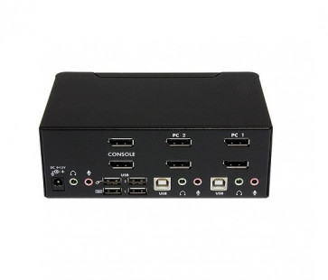SV231DPDDUA - StarTech 2-Port Dual DisplayPort KVM Switch With Audio and USB 2.0 Hub