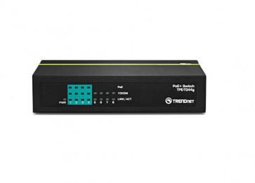 TPE-TG44G - TRENDnet 8-Port 10/100/1000 (PoE+) Gigabit Ethernet Switch with 4 PoE+ Ethernet Ports