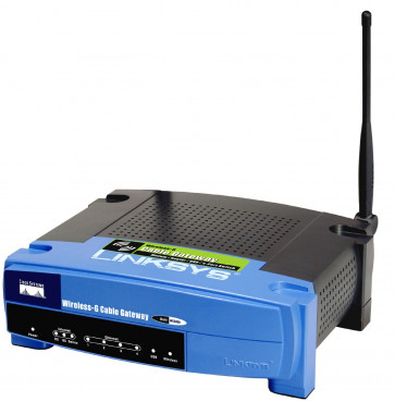 WCG200 - Linksys Wireless 802.11G 4-Port 10/100Base-TX Cable Gateway Switch (Refurbished)