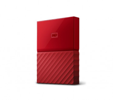 WDBYNN0010BRD-WESN - Western Digital My Passport 1TB USB 3.0 External Hard Drive (Red)