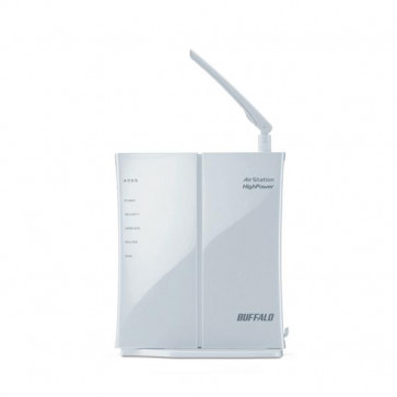 WHR-HP-GN - Buffalo AirStation WHR-HP-GN Wireless Router IEEE 802.11b/g 1 x Antenna ISM Band 150 Mbps Wireless Speed 4 x Network Port 1 x Broadband Port
