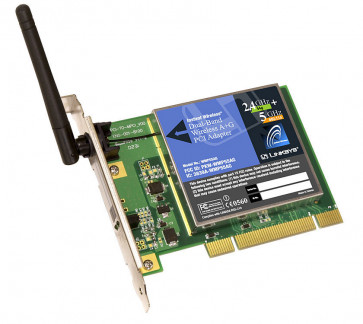 WMP55AG - Linksys Dual-Band Wireless-A/G PCI 54MB/s Network Adapter
