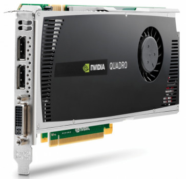 WS095AAR - HP nVidia Quadro 4000 2GB GDDR5 1x DVI-I and 2x DisplayPort PCI-E x16 Video Graphics Card