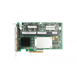 01-01037-07 - LSI / Dell PERC 4e/DC Dual Channel Ultra320 LVD SCSI RAID Controller with 128MB BBU (New pulls)