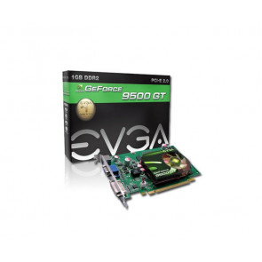 01G-P3-N958-LR - EVGA GeForce 9500 GT 1GB 128-Bit DDR2 PCI Express 2.0 x16 HDCP Ready D-Sub/ HDTV / S-Video Out/ DVI Video Graphics Card