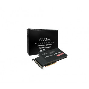 03G-P3-1593-KS - EVGA GeForce GTX 580 Classified Hydro Copper 3072MB GDDR5 PCI Express 2.0 Dual DVI/ Mini HDMI/ HDCP Ready/ SLI Support Video Graphics Card M