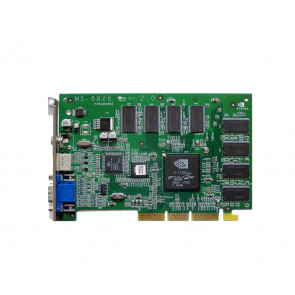 03K538-1 - NVIDIA Nvidia GeForce 2mx 64MB AGP Video Graphics Card 03k538 Rev A02 180-p0036-0100-a02
