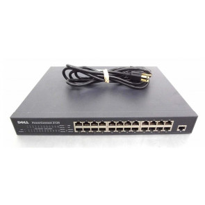 03N347 - Dell PowerConnect 2124 24-Ports Fast 10/100BaseT + 1-Port 10/100/1000BaseT Ethernet Network Switch (Refurbished)