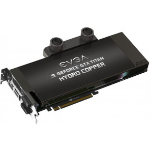 06G-P4-2795-AR - EVGA GeForce GTX Titan Hydro Copper Signature 6GB GDDR5 384-Bit PCI Express 3.0 x16 Dual DVI/ HDMI/ Display-Port Video Graphics Card