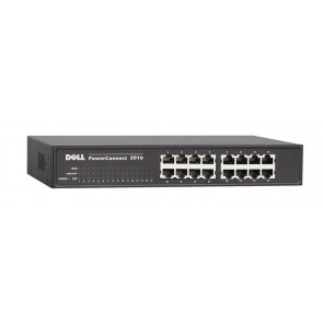06X158 - Dell PowerConnect 2016 16-Ports 10/100 Fast Ethernet Switch (Refurbished)