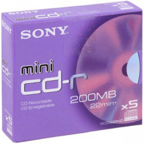 10CDQ22L1 - Sony 24x CD-R Media - 200MB - 10 Pack