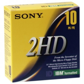 10MFD2HD - Sony 10MFD2HD 1.44MB Floppy Disk - 1.44 MB