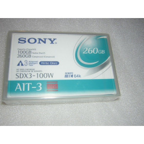 10SDX3100B//A - Sony AIT-3 Data Cartridge - AIT AIT-3 - 100GB (Native) / 260GB (Compressed)