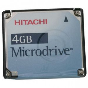 13G1766 - IBM Microdrive 3K4 HMS360404D5CF00 4 GB 1 Plug-in Module Hard Drive - CompactFlash (CF) - 3600 rpm - 128 KB Buffer