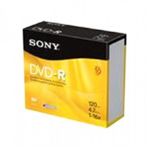 15DPR47RS4 - Sony 15DPR47RS4 dvd Recordable Media - dvd+R - 16x - 4.70 GB - 15 Pack Spindle - 120mm