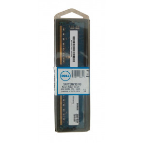 25RV3 - Dell 8GB DDR3-1333MHz PC3-10600 ECC Registered CL9 240-Pin DIMM 1.35V Low Voltage Dual Rank Memory Module