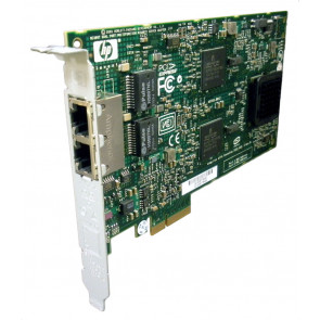 374443-001 - HP NC380T PCI-Express Dual Port 1000Base-T Multifunction Gigabit Ethernet Server Adapter Network Interface Card (NIC)