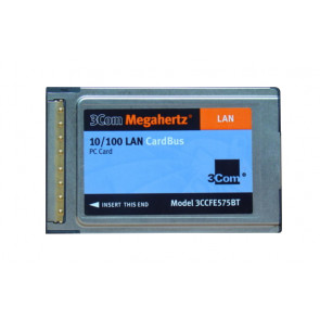 3CCFE575BT-1 - 3Com 10/100Mbps LAN PCMCIA Ethernet Network Card