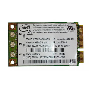 42T0865 - IBM Lenovo Wi-Fi Link 4965AGN 802.11n Wireless Card for ThinkPad T61