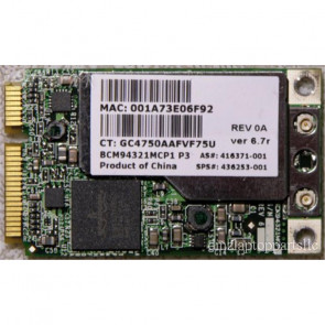 436253-001 - HP Mini PCI-Express 54G WiFi 802.11a/b/g High-Speed Embedded Wireless LAN (WLAN) Network Adapter with Bluetooth