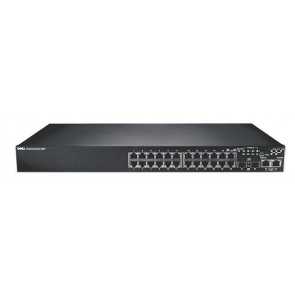 469-3412 - Dell PowerConnect 3524 24-Port 10/100-Base-T 2 x Gigabit SFP+ 10/100/1000 Manageable Stackable Ethernet Switch Rack-mountable