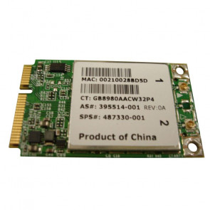 487330-001 - HP Broadcom 4322AGN Mini PCI-Express 802.11a/b/g Wireless LAN (WLAN) Network Interface Card