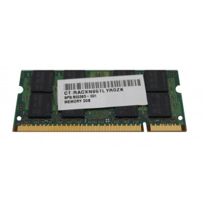 500363-001 - HP 2GB DDR2-800MHz PC2-6400 non-ECC Unbuffered CL6 240-Pin DIMM 1.8V Memory Module