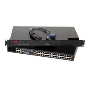513735-001 - HP KVM Server Console Switch 0x2x8 Port RJ-45 G2 1U (Includes mounting bracket ears)