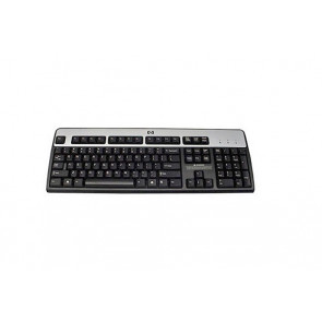 537745-001 - HP PS/2 Wired Black/Silver Keyboard