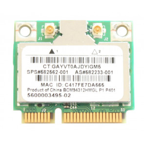 582562-001 - HP Broadcom 4312G 802.11 b/g WLAN Wireless Network Interface Card