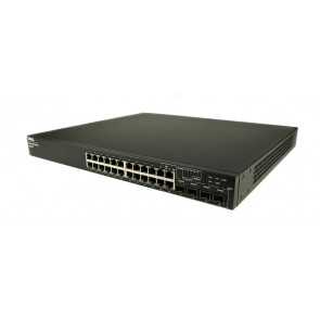 6224P - Dell PowerConnect 6224P 24-Port Layer 3 Gigabit PoE Switch with Rack Ears (Refurbished Grade A)