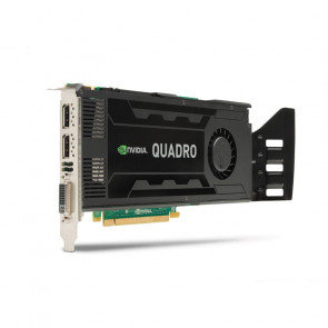 700104-003 - HP Nvidia Quadro K4000 3GB GDDR5 PCI-Express 1-DVI 2-DisplayPort Video Graphics Card