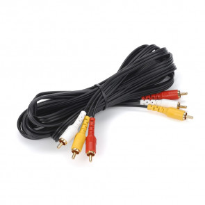 70TVD - Dell Assembly, Cable, S-Video, West S-Video/RCA for Notebook, Audio/Video Device 6" Mini-DIN Male S-Video RCA Female Composite Video, Female Digital Audio, RCA Female Audio