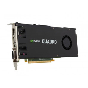 783874-001 - HP NVIDIA Quadro K2200 PCI-Express x16 4GB GDDR5 1-DVI-D and 2-DisplayPort Video Graphics Accelerator Card