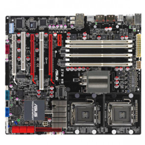 90-MSVC40-G0UAY00Z - ASUS Intel 5400 24GB DDR2 1600MHz FSB Dual Socket LGA771 ATX Motherboard (Refurbished)