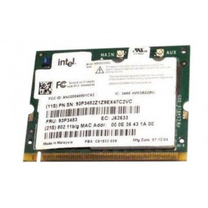 93P3483 - IBM Wireless Mini PCI Card 802.11B/G Intel 2200BG Wireless Card