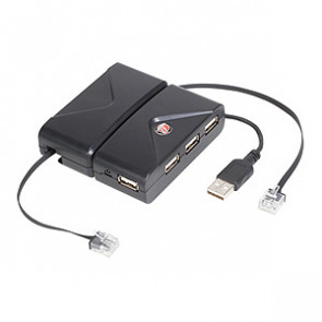 ACH77US - Targus 4 Port USB 2.0 Travel Hub with Ethernet Cable - 4 x 4-pin USB 2.0 USB - External