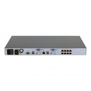 AF616A - HP KVM Server Console Switch 0x2x8 Port RJ-45 G2 1U (Includes mounting bracket ears)