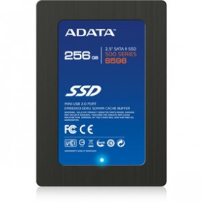 AS596B-256GM-C - Adata S596 256 GB External Solid State Drive - Black - 2.5 USB - Hot Swappable