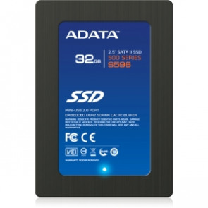 AS596TB-32GM-C - Adata S596 32 GB External Solid State Drive - Black - 2.5 USB - Hot Swappable