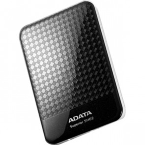 ASH02-640GU-CBK - Adata Superior SH02 640 GB 2.5 External Hard Drive - Black - USB 2.0 - SATA