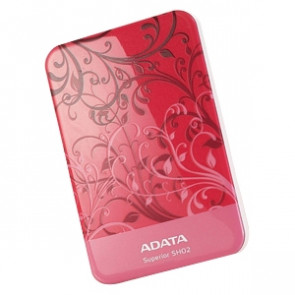 ASH02-640GU-CPK - Adata Superior SH02 640 GB 2.5 External Hard Drive - Pink - USB 2.0 - SATA