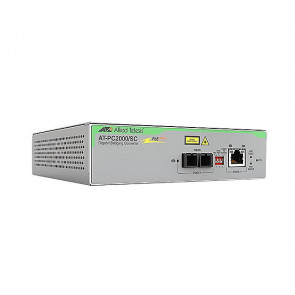 AT-PC2000/SC-90 - Allied Telesis 1000T PoE+ to 1000SX SC Media Converter TAA